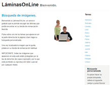 Tablet Screenshot of laminasonline.com